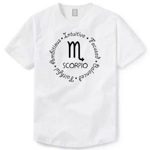 NEW Zodiac Scorpio T-shirt on Unisex Heavy Cotton 5.3 oz. T-Shirt. 100% preshrun